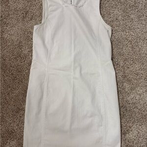 Ralph Lauren White Sleeveless Sheath Mini Dress